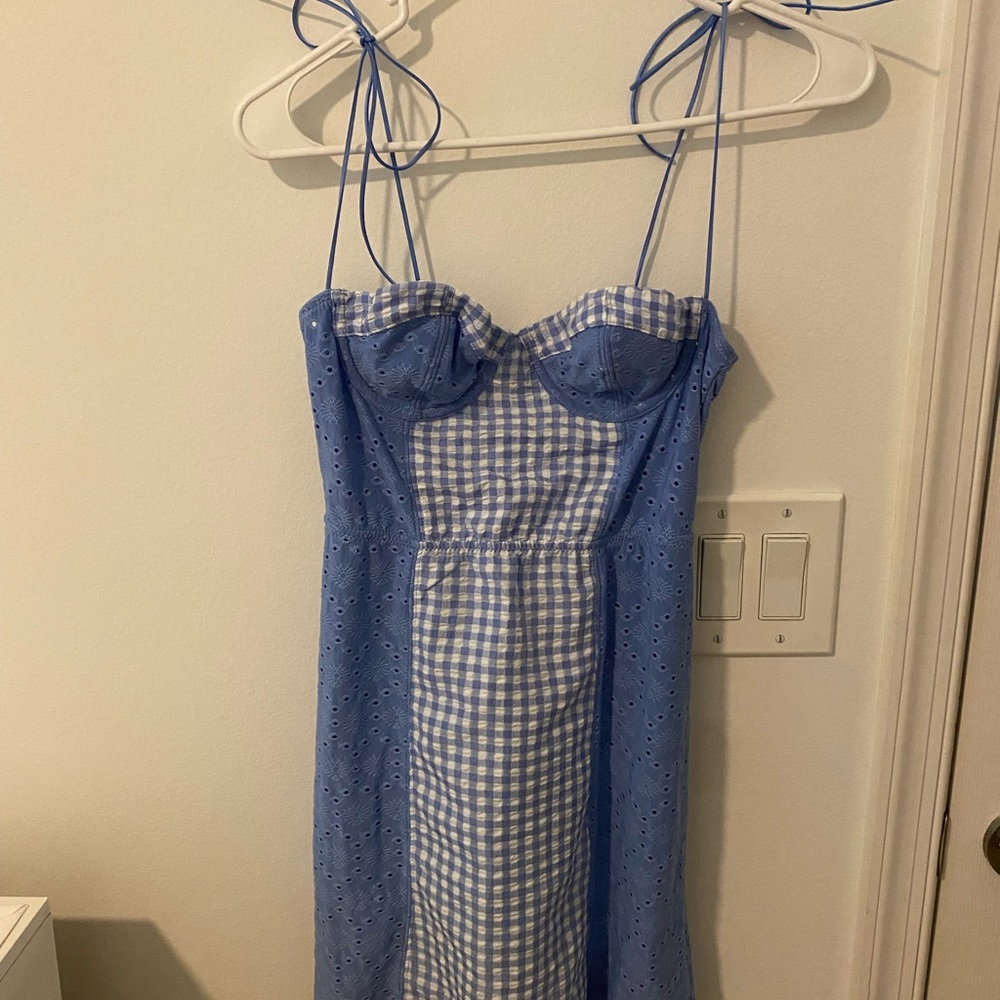 urban outfitters blue dress